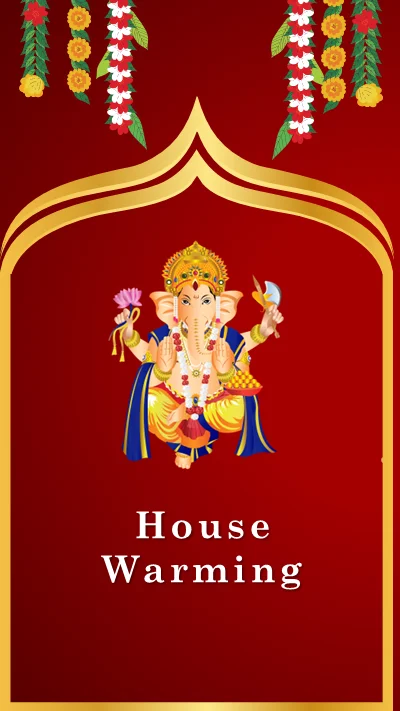 Latest House Warming Ceremony Video Invitation 2025 | Whatsapp Invitation