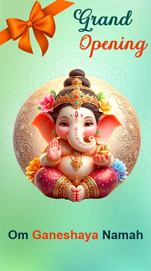 Shree Ganesh Opening Invitation