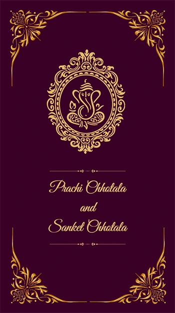 Shree Ganesh Save The Date